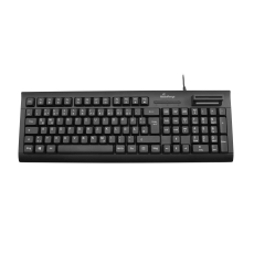 Tastatur mit Chip-Karten Terminal - QWERTZ, schwarz