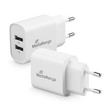 Ladegerät Steckdose 2x USB-A weiß