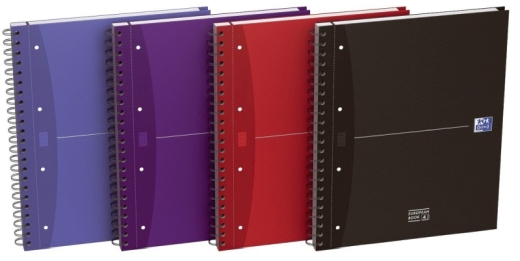 Office European Book - A4+, 7mm liniert, 120 Blatt, sortiert