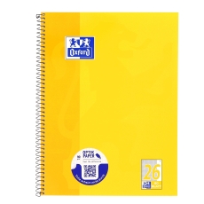 Collegeblock Schule - 90 g/qm, A4+, kariert/Rand, 80 Blatt