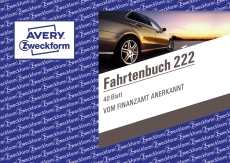 222 Fahrtenbuch - A6 quer, steuerlicher km-Nachweis, 40 Blatt, weiß