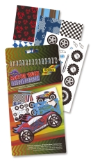 Schablonenbuch Monster Trucks - 14,2 x 24 cm