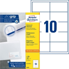 3679 Universal-Etiketten ultragrip - 97 x 55 mm, weiß, 1.000 Etiketten, permanent