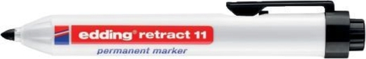 Permanentmarker Retract 11 - 1,5 - 3 mm, schwarz