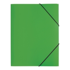 Gummizugmappe Lucy Colours - A4, PP, grün transluzent