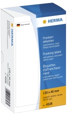 4328 Frankier-Etiketten - doppelt, 130x40 mm, 500 Stück