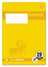 Heft PREMIUM LIN 29 - A4, 16 Blatt, 90 g/qm, rautiert mit RandPREMIUM LIN ien