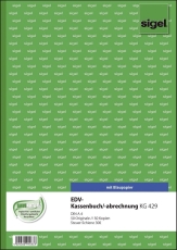 EDV-Kassenbuch Steuerschiene 300 - A4, 1. und 2. Blatt bedruckt, 2 x 50 Blatt