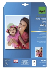 Inkjet Fotopapier Ultra - A4, seidenmatt, 260 g/qm, 20 Blatt