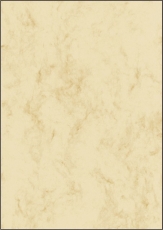 Marmor-Papier, beige, A4, 90 g/qm, 25 Blatt