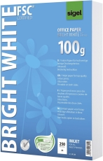 Office Papier BRIGHT WHITE, ultraweiß, 100 g/qm, A4, 250 Blatt