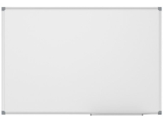 Whiteboardtafel - 240 x 120 cm, grau, magnethaftend, Wandmontage