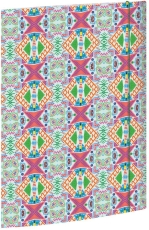 Zeichenmappe Boho - A4, 3 Klappen mit Gummizug, Karton