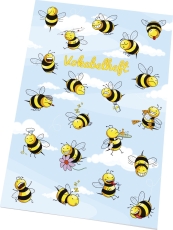Vokabelheft Crazy Bees - LIN21, A5, 40 Blatt, 80 g/qm