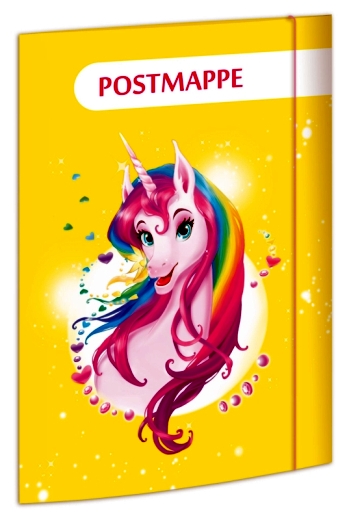 Sammelmappe Postmappe - A4, Einhornportrait