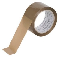 Packband 50 mm x 66 m, braun, 6er Pack