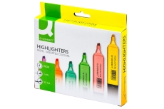 Textmarker - ca. 2 - 5 mm, 6-er Pack pastell sortiert