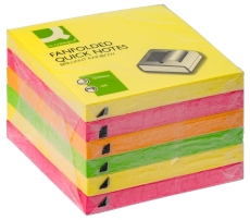 Haftnotiz Z-Notes - 76 x 76 mm, sortiert, 6x 100 Blatt