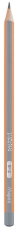Bleistift BLACKPEPS - H, lichtgrau/orange