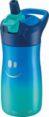 Trinkflasche Kids CONCEPT Edelstahl - 430 ml, blau