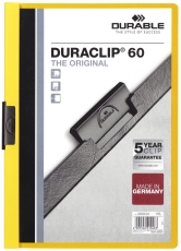 Klemm-Mappe DURACLIP® 60 - A4, gelb