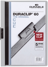 Klemm-Mappe DURACLIP® 60 - A4, grau