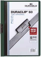 Klemm-Mappe DURACLIP® 60 - A4, petrol/dunkelgrün