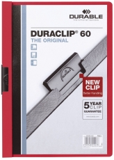 Klemm-Mappe DURACLIP® 60 - A4, rot