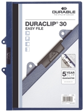 Klemm-Mappe DURACLIP® 30 EASY FILE - A4, dunkelblau