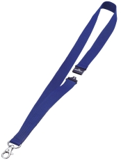 Textilband 20 mm mit Sicherheitsverschluss, 44 cm, dunkelblau