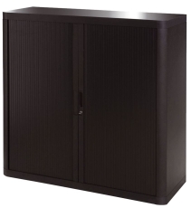 Rollladenschrank easyOffice 1-Meter Schrank, schwarz