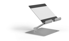 Tablet Ständer RISE - bis 13, Aluminium, silber