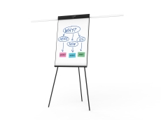 Flipchart UNIVERSAL Triangle - Dreibeinstativ, 68 x 105 cm, Seitenarme