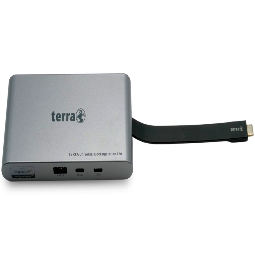 TERRA MOBILE Dockingstation 770 USB-C Dual Display Dockingstation mit Dual Display für unterwegs!