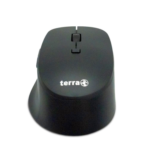 TERRA Mouse 4000 Wireless Silent USB black 6-Tasten Maus, für Rechtshänder