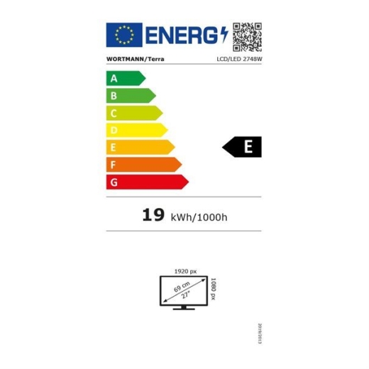 TERRA LCD/LED 2748W PV V3.1 schwarz HDMI/DP/USB-C GREENLINE PLUS