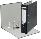 1080 Ordner Pappe A4 Wolkenmarmor, 80 mm, schwarz