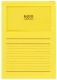 Sichtmappen Ordo classico - gelb, 120g, 100 Stück, Sichtfenster und Linien