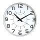 Wanduhr MAXI POP grau leise schleichende Zeiger Ø 37,5 cm
