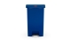 Slim Jim® Step-On-Tretabfallbehälter - 90 L, blau