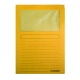 Umlaufmappe, A4, Pappe, gelb