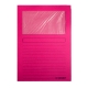 Umlaufmappe, A4, Pappe, pink