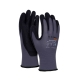 Arbeitshandschuh Professional, Größe 10=XL, Noppen, Kategorie II, grau/schwarz