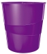 5278 Papierkorb WOW - 15l, Polystyren, violett metallic