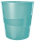 5278 Papierkorb WOW - 15l, Polystyren, eisblau metallic