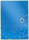 4599 Eckspannermappe WOW - A4, PP, blau metallic