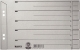 1656 Trennblätter - Lochung hinterklebt, Überbreite, A5 quer, grau, 100 Stück