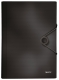 4579 Fächermappe Solid - 6 Fächer, A4, 250 Blatt, PP, schwarz