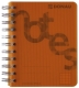 Collegeblock PP Cover - A6, kariert, orange
