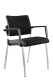 Besucherstuhl Premium, schwarz ( 2 Stühle Set)